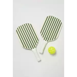 SunnyLife set cu vâsle și mingi de plajă Pickleball Set The Vacay Olive culoarea verde imagine