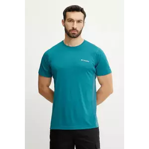 Columbia tricou sport Zero Rules culoarea verde, uni, 2118501 imagine