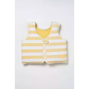 SunnyLife vestă de înot pentru copii Sammy the Seagull Mustard Stripe 3-6 years culoarea galben imagine