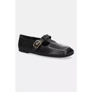 AGL balerini de piele Ceramic Shoes culoarea negru, D840006PGKA0761013 imagine