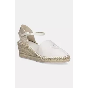 Gant espadrile Luliza culoarea bej, toc pana, 30569947.G20 imagine