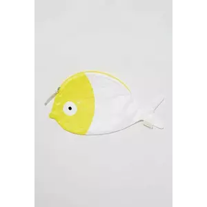 SunnyLife geantă de plajă pentru copii Finn the Fish Neon Yellow culoarea galben imagine