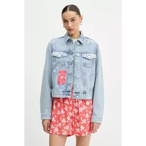 Tommy Jeans geacă din denim de tranzitie, DW0DW20116 imagine