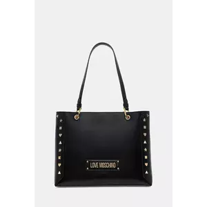 Love Moschino geantă culoarea negru, JC4269PP0MKH0000 imagine