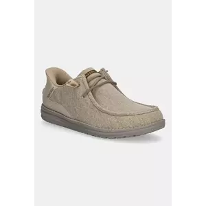 Skechers mocasini MELSON culoarea bej, 210959 imagine