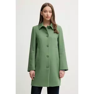United Colors of Benetton palton culoarea verde, de tranzitie, 2YEBDN07N imagine