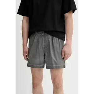 Sunnei pantaloni scurți culoarea gri, RTWXBOT021 imagine
