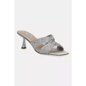 Steve Madden papuci Instep culoarea argintiu, cu toc cui, SM11003834 imagine
