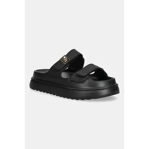 Steve Madden papuci Bigschmona-J culoarea negru, cu platforma, SM11003858 imagine