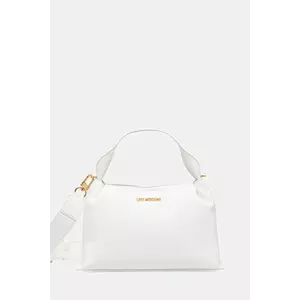 Love Moschino geantă culoarea alb, JC4278PP0MKI0100 imagine