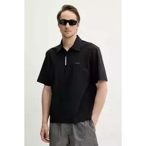Sunnei tricou polo culoarea negru, uni, RTWXTOP007 imagine