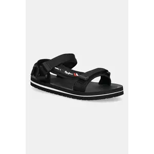 Pepe Jeans sandale WEST SPORT culoarea negru, PMS70161 imagine