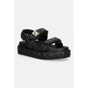 Steve Madden sandale de piele Bigmona culoarea negru, cu platforma, SM11003458 imagine