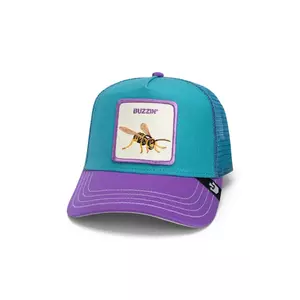 Goorin Bros șapcă The Buzzin Bug culoarea turcoaz, cu imprimeu, 101-1933 imagine