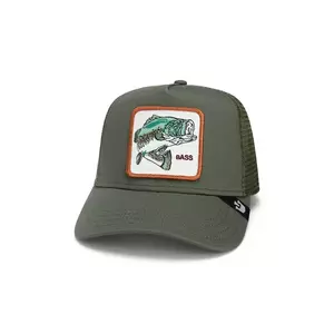 Goorin Bros șapcă Gone Fishin culoarea verde, cu imprimeu, 101-2121 imagine