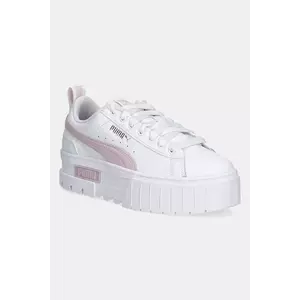 Puma teniși din piele copii Mayze Lth Jr culoarea roz, 384527 imagine