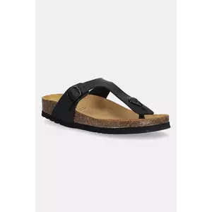 Scholl papuci NICOLE culoarea negru, cu toc plat, F321751004 imagine