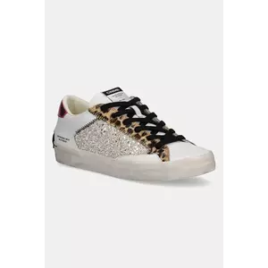 Crime London sneakers din piele DISTRESSED culoarea alb, 21010AA7 imagine
