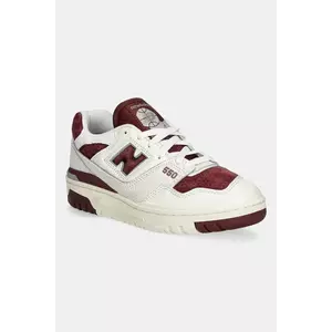 New Balance sneakers din piele 550 culoarea bej, BB550LEZ imagine