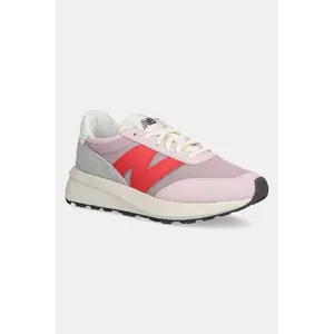 New Balance sneakers 370 culoarea roz, U370DB imagine