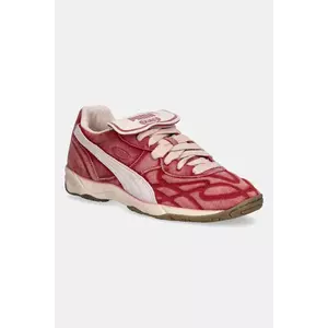 Puma sneakers din piele intoarsă King Indoor The NeverWorn V culoarea roz, 402250 imagine