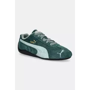 Puma sneakers din piele intoarsă Speedcat The NeverWorn V culoarea verde, 401532 imagine