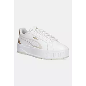 Puma sneakers din piele Karmen II culoarea alb, 401614 imagine