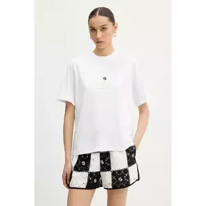 Karl Lagerfeld Jeans tricou din bumbac culoarea alb, A2W17096 imagine