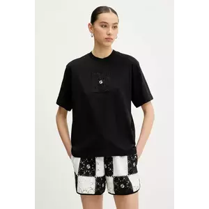 Karl Lagerfeld Jeans tricou din bumbac culoarea negru, A2W17096 imagine
