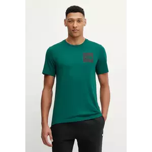 The North Face tricou Fine culoarea verde, cu imprimeu, NF0A8A6M6GI1 imagine