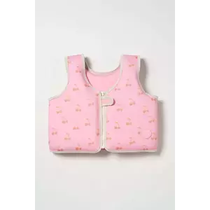 SunnyLife vestă de înot pentru copii Cotton Candy Cherry 3-6 years culoarea roz imagine