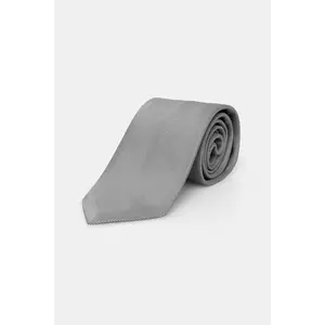 Eton cravata de mătase culoarea gri, A00031550 imagine