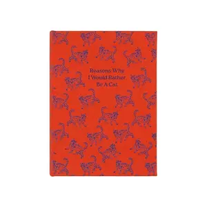 Designworks Ink caiet Reasons Why I Would Rather Be A Cat Journal culoarea rosu imagine