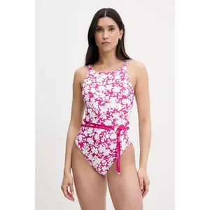 MICHAEL Michael Kors costum de baie dintr-o bucată culoarea roz, cupa usor rigidizata, MM55120 imagine