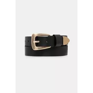 AllSaints curea de piele culoarea negru, 29AS300838 imagine