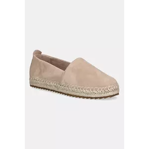 Marc O'Polo espadrile din nubuc GEM 6B culoarea bej, 50315613801305 imagine