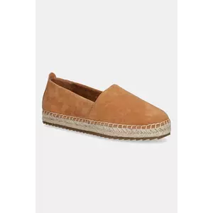 Marc O'Polo espadrile din nubuc GEM 6B culoarea maro, 50315613801305 imagine