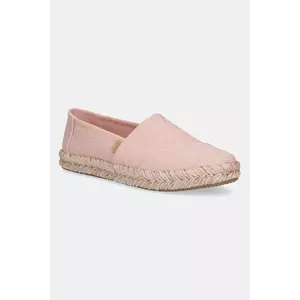 Toms espadrile TWO TONE SLUB culoarea roz, 10021943 imagine