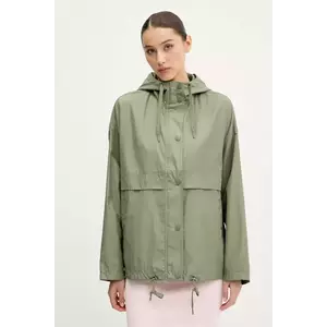 Tommy Jeans geacă culoarea verde, de tranzitie, oversize, DW0DW20231 imagine