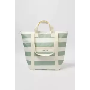 SunnyLife geantă termică La Palma Sage Stripe 23 L culoarea verde imagine