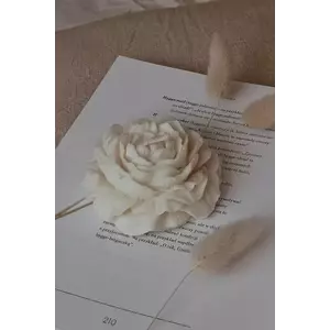 Temida lumânare decorativă Peony 70 g culoarea bej imagine