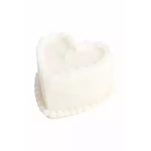 DOIY lumânare decorativă Sweetie, Cake culoarea alb imagine