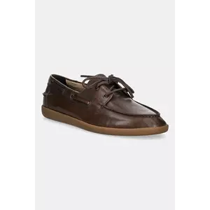 Aldo mocasini de piele PORTWIND culoarea maro, 13963686 imagine