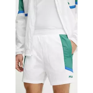 Fila pantaloni scurți Lochristi culoarea alb, FAM0918 imagine