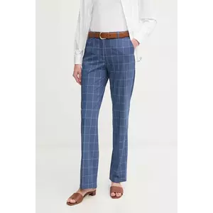 Sisley pantaloni drept, medium waist, 4IQULF06I imagine