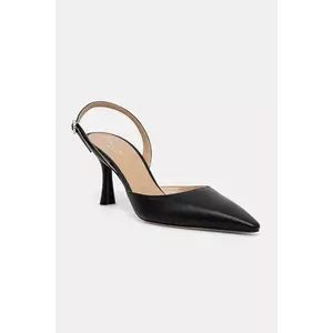 Baldinini stilettos de piele culoarea negru, D5E182P7VITE imagine