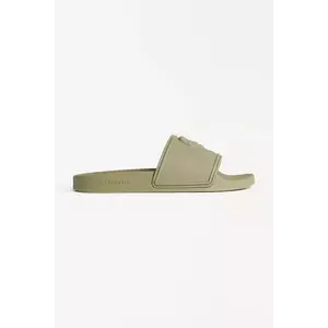 Karl Lagerfeld papuci KONDO culoarea verde, KL70009A imagine