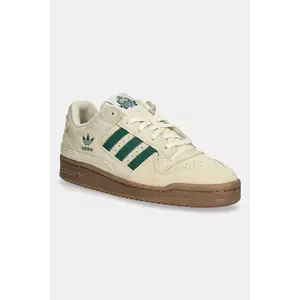 adidas Originals sneakers din piele intoarsă Forum Low CL culoarea bej, JR3173 imagine