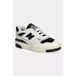 New Balance sneakers din piele BB550LEG culoarea bej, BB550LEG imagine
