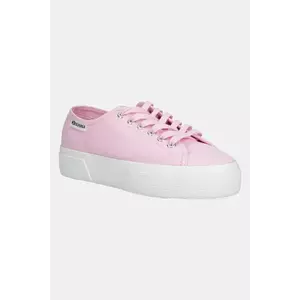 Superga teniși PLATFORM LEGGERA culoarea roz, S2142ZW imagine